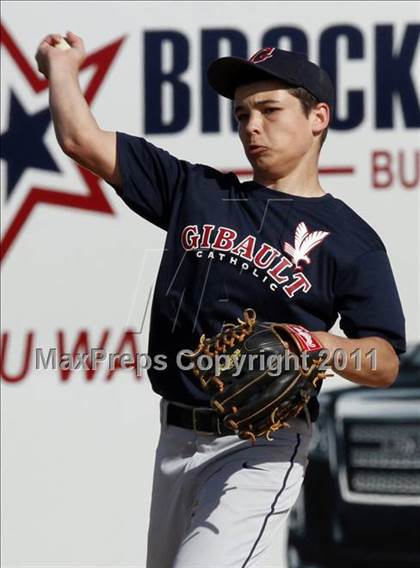 Thumbnail 3 in Gibault Catholic vs Columbia JV photogallery.