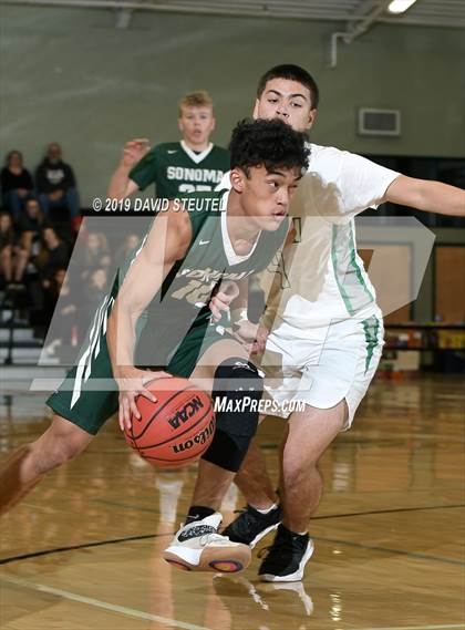 Thumbnail 2 in Sonoma Valley vs. Dixon (Ram Jam Winter Classic) photogallery.