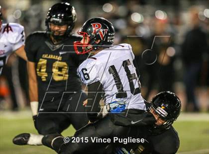 Thumbnail 3 in Palos Verdes @ Calabasas (CIF SS Western Division Final) photogallery.