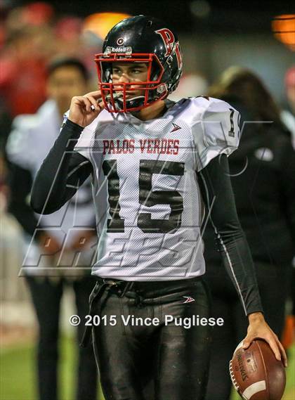 Thumbnail 2 in Palos Verdes @ Calabasas (CIF SS Western Division Final) photogallery.