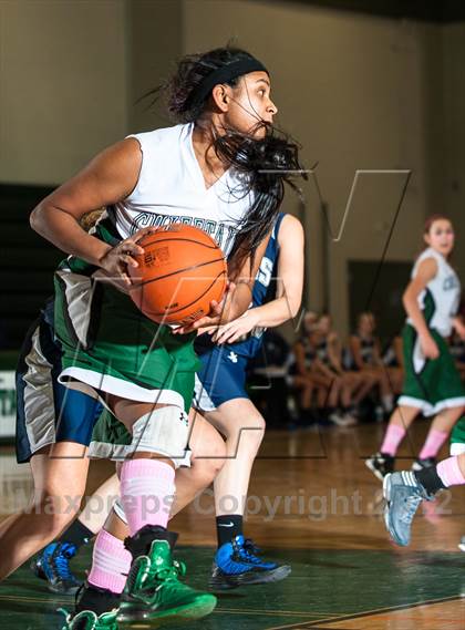 Thumbnail 2 in Ponaganset vs Moses Brown (Pink Madness Tournament) photogallery.