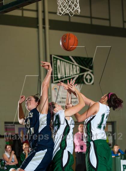 Thumbnail 2 in Ponaganset vs Moses Brown (Pink Madness Tournament) photogallery.