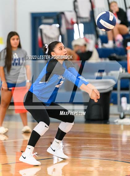 Thumbnail 3 in Jones vs. Somerset (Hondo Volleyball Tournament) photogallery.