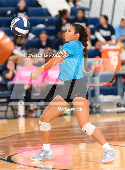 Thumbnail 3 in Jones vs. Somerset (Hondo Volleyball Tournament) photogallery.