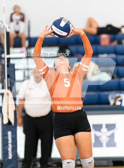 Thumbnail 3 in Jones vs. Somerset (Hondo Volleyball Tournament) photogallery.