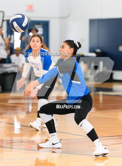 Thumbnail 2 in Jones vs. Somerset (Hondo Volleyball Tournament) photogallery.