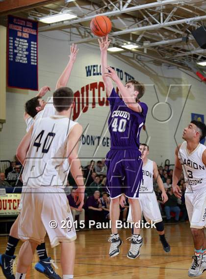 Thumbnail 2 in Clarion-Limestone vs. Coudersport (District IX Quarterfinal) photogallery.