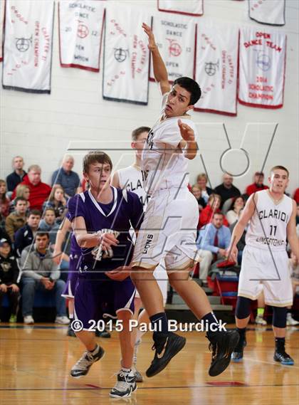 Thumbnail 2 in Clarion-Limestone vs. Coudersport (District IX Quarterfinal) photogallery.