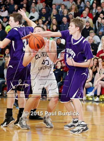 Thumbnail 2 in Clarion-Limestone vs. Coudersport (District IX Quarterfinal) photogallery.