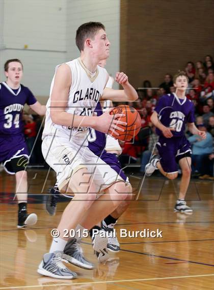 Thumbnail 3 in Clarion-Limestone vs. Coudersport (District IX Quarterfinal) photogallery.