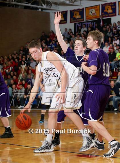 Thumbnail 2 in Clarion-Limestone vs. Coudersport (District IX Quarterfinal) photogallery.