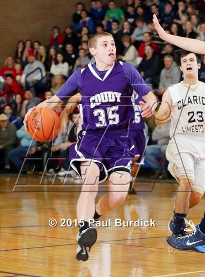 Thumbnail 3 in Clarion-Limestone vs. Coudersport (District IX Quarterfinal) photogallery.