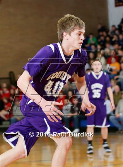 Thumbnail 1 in Clarion-Limestone vs. Coudersport (District IX Quarterfinal) photogallery.