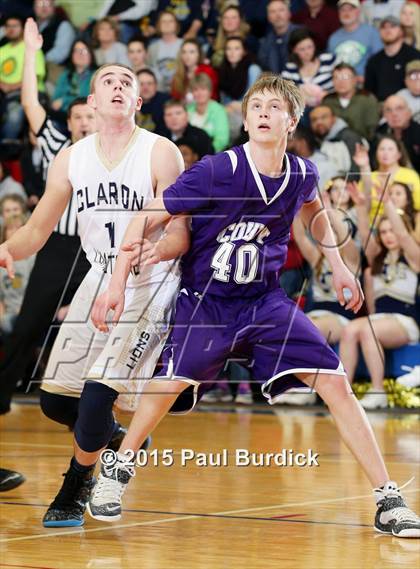 Thumbnail 3 in Clarion-Limestone vs. Coudersport (District IX Quarterfinal) photogallery.