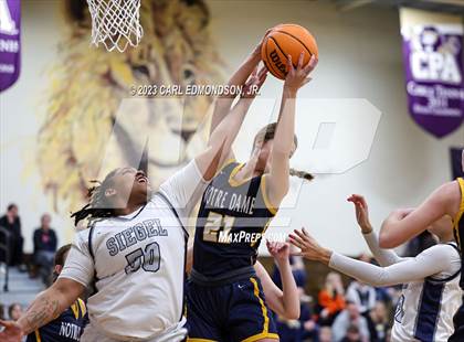 Thumbnail 1 in Siegel vs Notre Dame Academy photogallery.