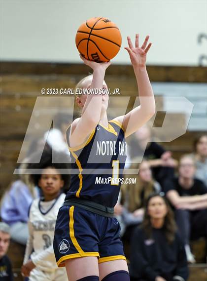 Thumbnail 3 in Siegel vs Notre Dame Academy photogallery.