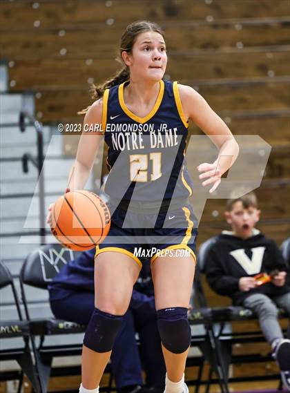 Thumbnail 3 in Siegel vs Notre Dame Academy photogallery.