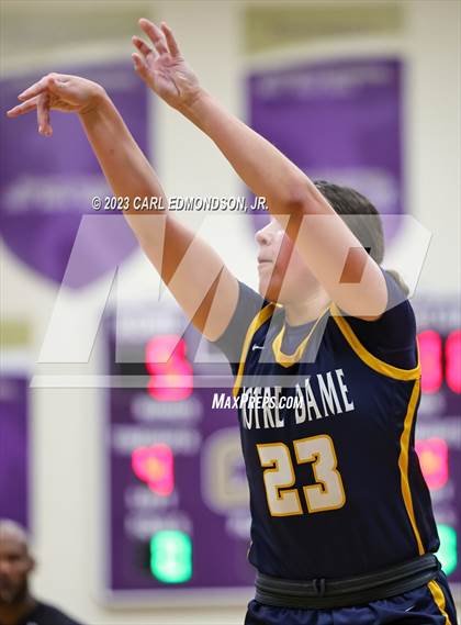 Thumbnail 2 in Siegel vs Notre Dame Academy photogallery.