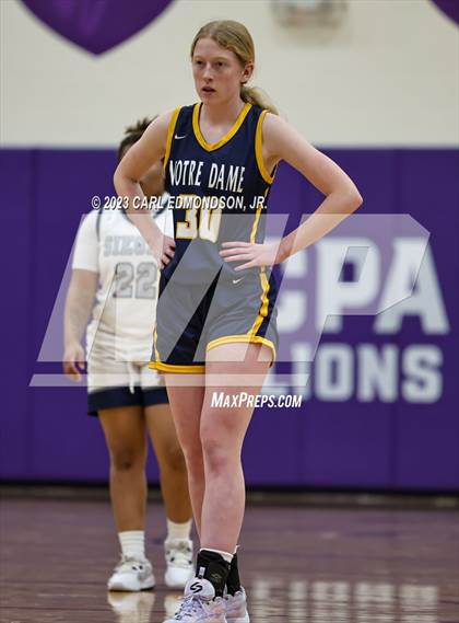 Thumbnail 1 in Siegel vs Notre Dame Academy photogallery.