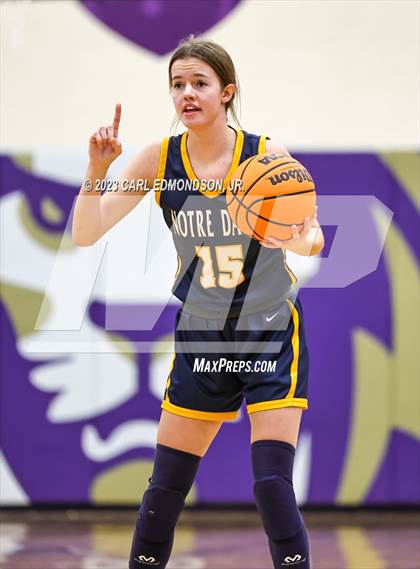 Thumbnail 2 in Siegel vs Notre Dame Academy photogallery.
