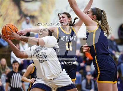 Thumbnail 2 in Siegel vs Notre Dame Academy photogallery.