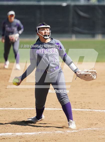 Thumbnail 2 in Belton vs. Boerne (NFCA Texas High School Leadoff Classic) photogallery.
