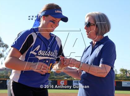 Thumbnail 2 in Lompoc vs. Louisville (CIF SS Div 5 Final) photogallery.