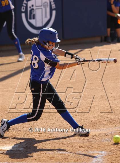 Thumbnail 3 in Lompoc vs. Louisville (CIF SS Div 5 Final) photogallery.