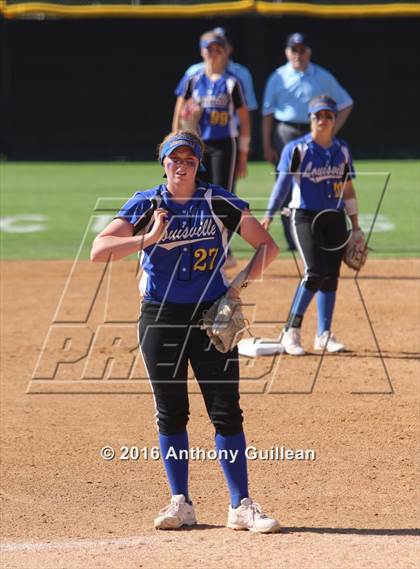 Thumbnail 3 in Lompoc vs. Louisville (CIF SS Div 5 Final) photogallery.