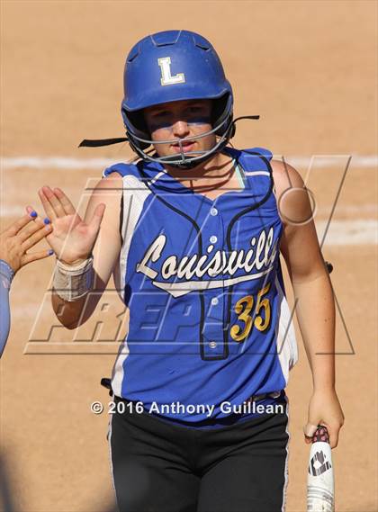 Thumbnail 2 in Lompoc vs. Louisville (CIF SS Div 5 Final) photogallery.