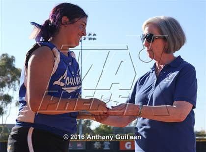 Thumbnail 2 in Lompoc vs. Louisville (CIF SS Div 5 Final) photogallery.