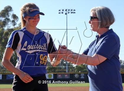 Thumbnail 3 in Lompoc vs. Louisville (CIF SS Div 5 Final) photogallery.
