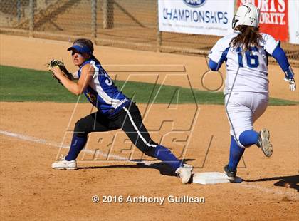 Thumbnail 2 in Lompoc vs. Louisville (CIF SS Div 5 Final) photogallery.