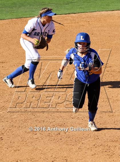 Thumbnail 3 in Lompoc vs. Louisville (CIF SS Div 5 Final) photogallery.