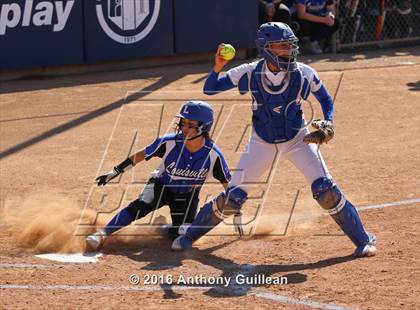 Thumbnail 2 in Lompoc vs. Louisville (CIF SS Div 5 Final) photogallery.