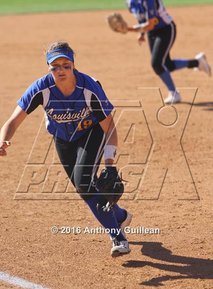 Thumbnail 2 in Lompoc vs. Louisville (CIF SS Div 5 Final) photogallery.