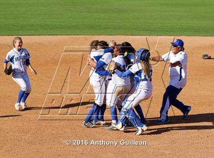 Thumbnail 3 in Lompoc vs. Louisville (CIF SS Div 5 Final) photogallery.