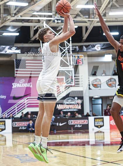 Thumbnail 1 in Oak Hill Academy vs. Brewster Academy (Spalding Hoophall Classic) photogallery.