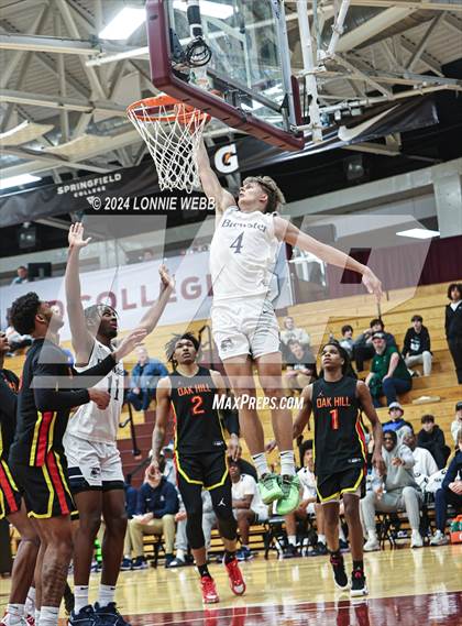 Thumbnail 2 in Oak Hill Academy vs. Brewster Academy (Spalding Hoophall Classic) photogallery.