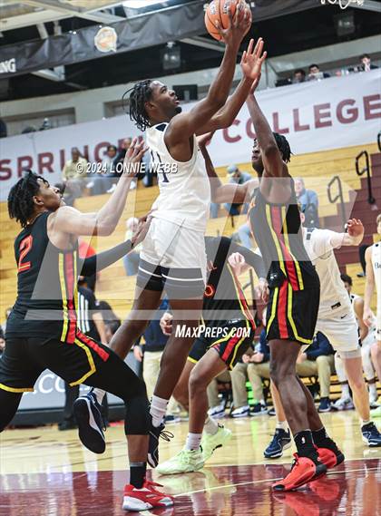 Thumbnail 1 in Oak Hill Academy vs. Brewster Academy (Spalding Hoophall Classic) photogallery.