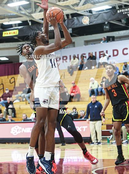 Thumbnail 2 in Oak Hill Academy vs. Brewster Academy (Spalding Hoophall Classic) photogallery.