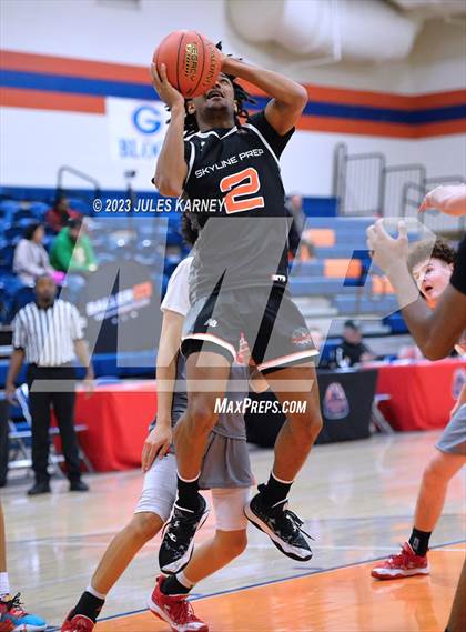 Thumbnail 2 in Skyline Prep vs Albuquerque Academy (Tarkanian Classic) photogallery.