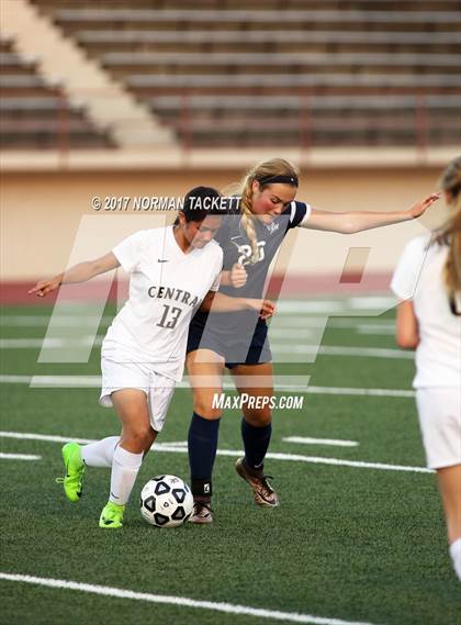 Thumbnail 3 in Trinity Academy @ Central (KSHSAA 4A Regional Playoff) photogallery.
