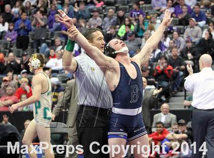 Thumbnail 2 in CHSAA 4A Wrestling Championships (Finals) photogallery.