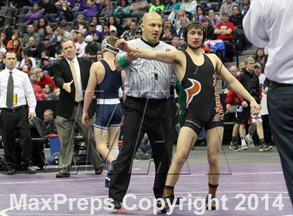 Thumbnail 1 in CHSAA 4A Wrestling Championships (Finals) photogallery.