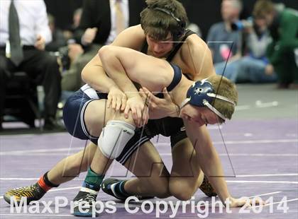 Thumbnail 3 in CHSAA 4A Wrestling Championships (Finals) photogallery.