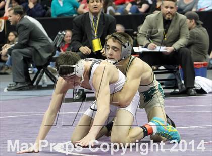 Thumbnail 2 in CHSAA 4A Wrestling Championships (Finals) photogallery.