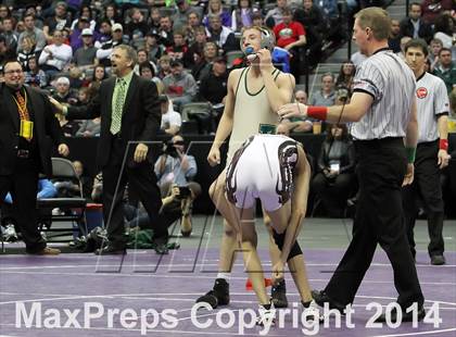 Thumbnail 2 in CHSAA 4A Wrestling Championships (Finals) photogallery.