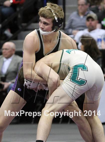 Thumbnail 3 in CHSAA 4A Wrestling Championships (Finals) photogallery.