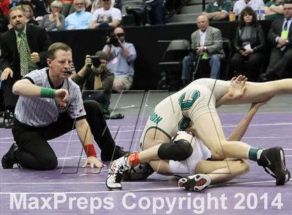Thumbnail 1 in CHSAA 4A Wrestling Championships (Finals) photogallery.